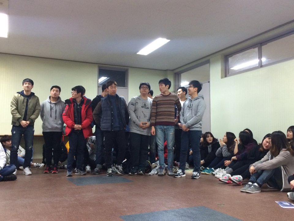 2016년 3월 3일 대면식 새로 복학한 복학생들