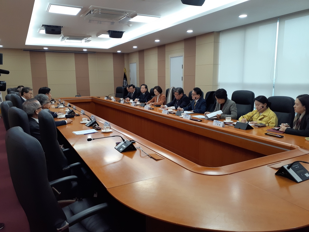 신종코로나바이러스(중국인유학생)관련 부총리와의 간담