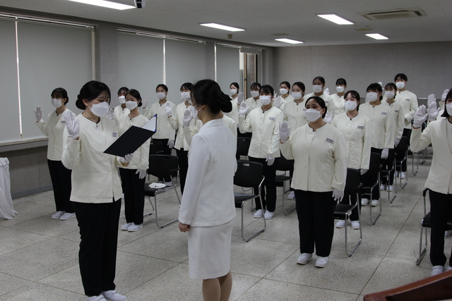 [동양일보] 유원대, 치위생학과 ‘15회 예비 치과위생사 선서식’ 개최